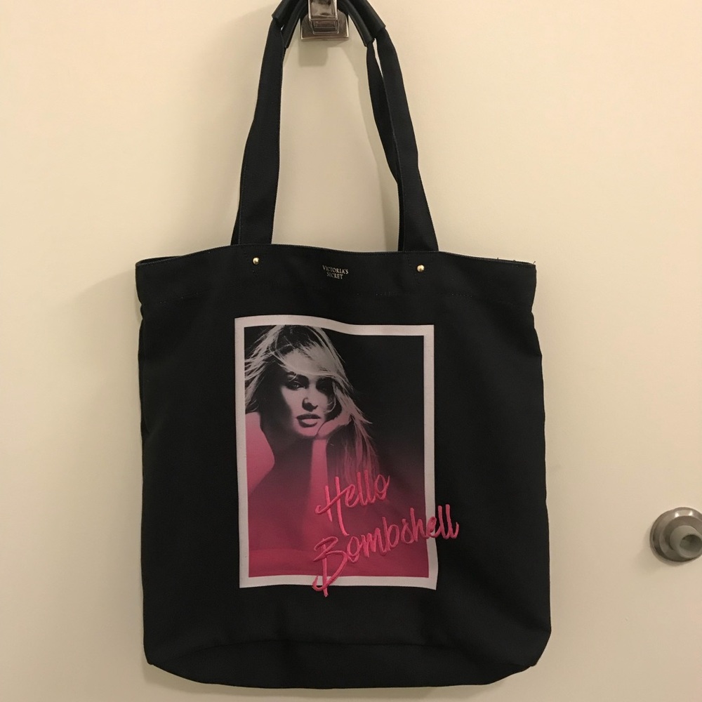 Victoria’s Secret Hello Bombshell Black Tote - Gem